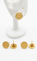 Egyptian Coin Earring