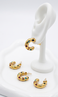 Regal Jeweled Earrings