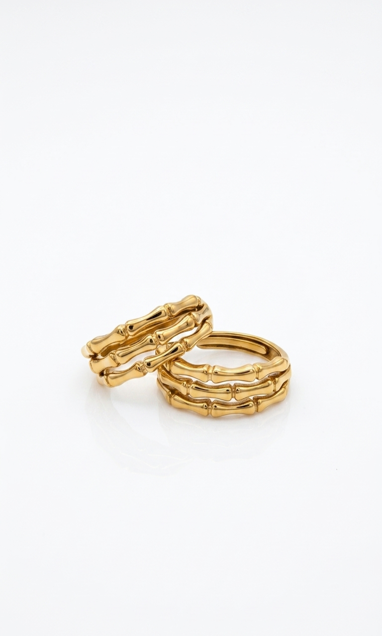 Bone Gold Ring
