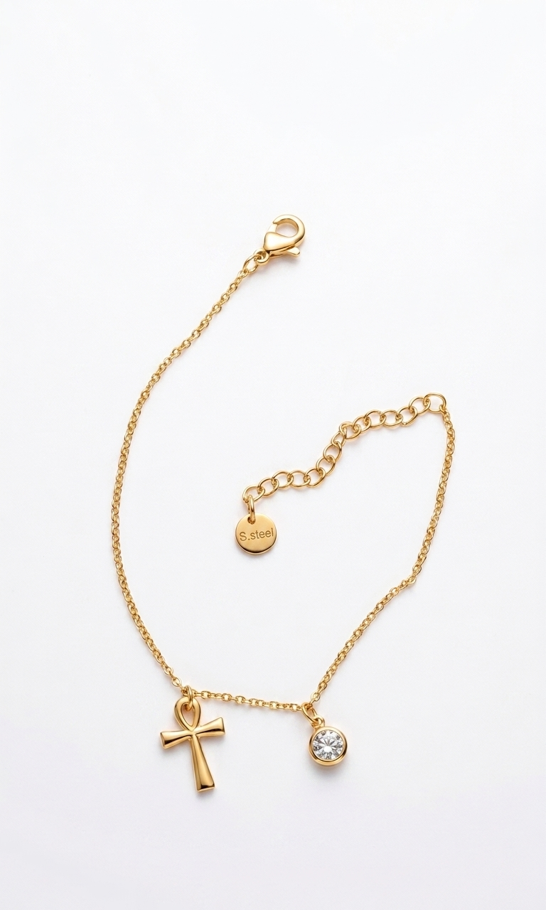 Dainty Key-of-Life Bracelet