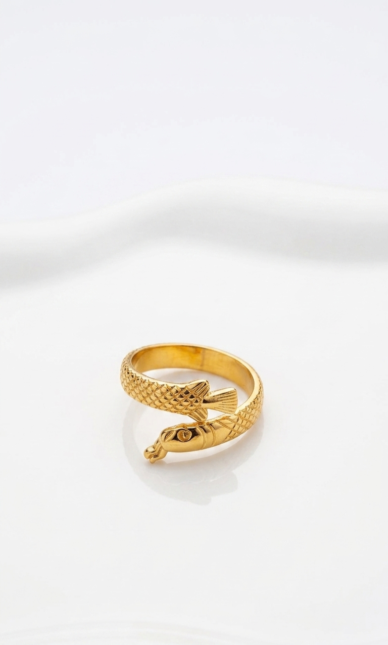 Aurelia Fish Wrap Ring