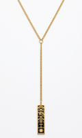 Lariat Cartouche Necklace