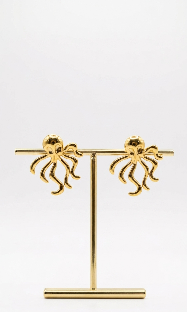 Octopus earrings