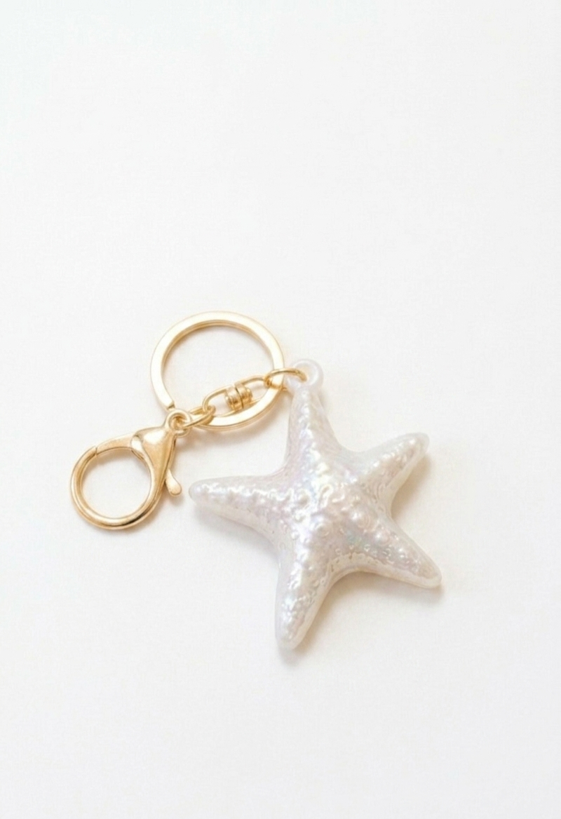 Iridescent Seastars - Bag Charms