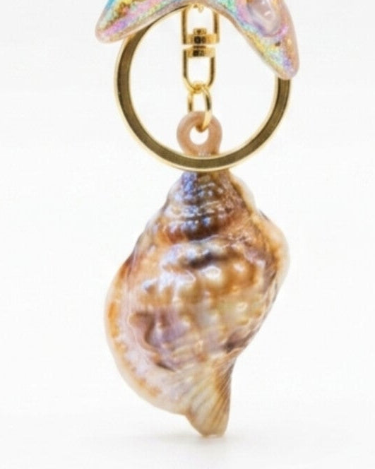 Iridescent Seashells - Bag Charms